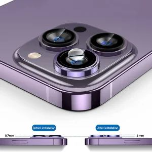 محافظ لنز دوربین اپیکوی مدل HD-ColorLenz مناسب برای گوشی موبایل اپل Iphone 14  / 14 Plus