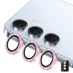 محافظ لنز دوربین فلزی آکوآرا مدل Glittery EZ مناسب برای گوشی موبایل سامسونگ Galaxy S23 FE