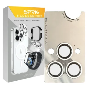 محافظ لنز دوربین اسپریگ مدل Ring Metal Luxury مناسب برای گوشی موبایل اپل Iphone 14 Pro / 14 Pro max