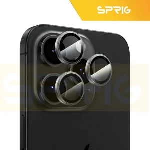 محافظ لنز دوربین اسپریگ مدل Ring Metal Luxury مناسب برای گوشی موبایل اپل Iphone 14 Pro / 14 Pro max