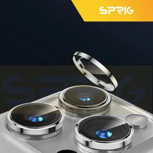 محافظ لنز دوربین اسپریگ مدل Ring Metal Luxury مناسب برای گوشی موبایل اپل Iphone 14 Pro / 14 Pro max