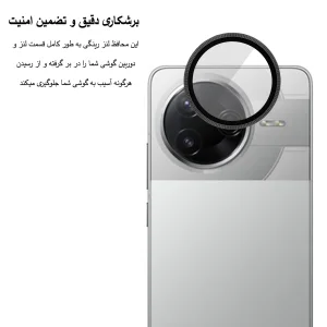 محافظ لنز دوربین آلتیمیت شیلد مدل Ridged مناسب برای گوشی موبایل شیائومی K80