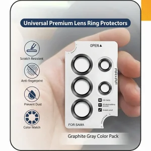 محافظ لنز دوربین فلزی اسپریگ مدل Ring Metal Luxury مناسب برای گوشی موبایل سامسونگ Galaxy S23 Ultra / S24 Ultra