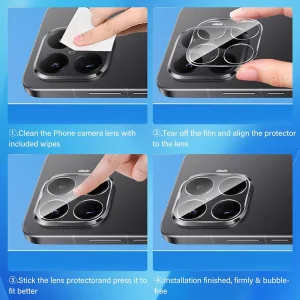 محافظ لنز دوربین شیشه‌ای اپیکوی مدل 3D-Clear Lenz مناسب برای گوشی موبایل شیائومی 15T Pro