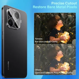 محافظ لنز دوربین شیشه‌ای اپیکوی مدل 3D-Clear Lenz مناسب برای گوشی موبایل شیائومی 15T Pro