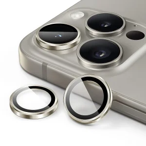 محافظ لنز دوربین شیشه‌ای اسپیگن مدل Optik Pro مناسب برای گوشی موبایل اپل iPhone 16 Pro Max