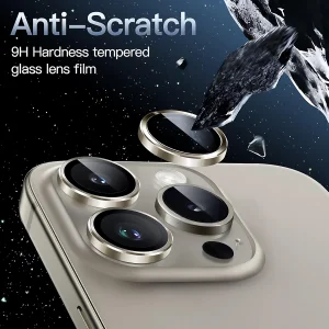 محافظ لنز دوربین شیشه‌ای اسپیگن مدل Optik Pro مناسب برای گوشی موبایل اپل iPhone 16 Pro Max