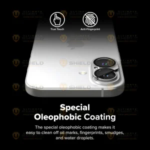 محافظ لنز دوربین آلتیمیت شیلد مدل Glass 3D UL مناسب برای گوشی موبایل اپل iPhone 16 / 16 Plus
