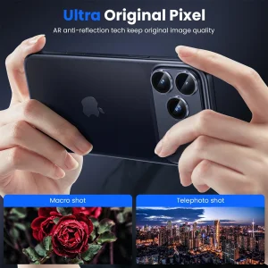 محافظ لنز دوربین فلزی آکوآرا مدل All-Round Premium Protection مناسب برای گوشی موبایل اپل iPhone 17 Pro Max