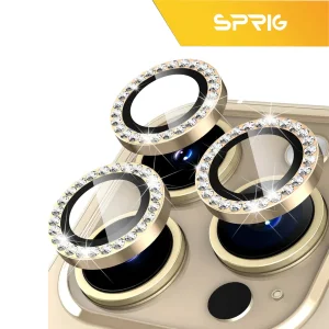 محافظ لنز دوربین رینگی اسپریگ مدل Ring metal Diamond مناسب برای گوشی موبایل سامسونگ Galaxy S23 ultra