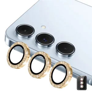 محافظ لنز دوربین آسان نصب آکوآرا مدل Glittery EZ مناسب برای گوشی موبایل سامسونگ Galaxy A15