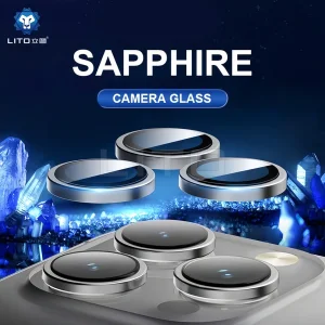 محافظ لنز دوربین لیتوو مدل Sapphire مناسب برای گوشی موبایل اپل iPhone 14 Pro / 14 ProMax