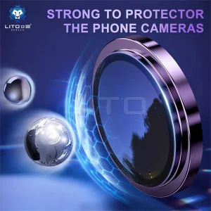 محافظ لنز دوربین لیتوو مدل Protector مناسب برای گوشی موبایل اپل Iphone 16 Pro / 16 Pro Max