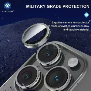 محافظ لنز دوربین لیتوو مدل Protector مناسب برای گوشی موبایل اپل Iphone 16 Pro / 16 Pro Max