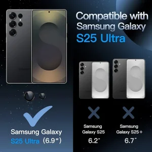 محافظ لنز دوربین اپیکوی مدل Chelipa مناسب برای گوشی موبایل سامسونگ Galaxy S25 Ultra