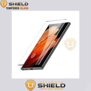 محافظ لنز دوربین آلتیمیت شیلد مدل 3D-FT مناسب برای گوشی موبایل سامسونگ Galaxy S22 Ultra به همراه محافظ صفحه نمایش و محافظ پشت گوشی