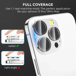 محافظ لنز دوربین آهااستایل مدل WG62-1 مناسب برای گوشی موبایل اپل iPhone 13 pro / 13 Pro max