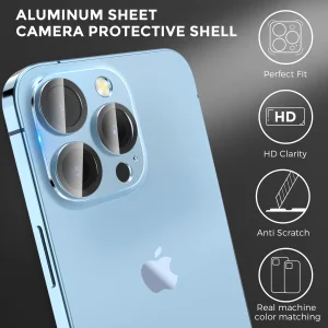 محافظ لنز دوربین آهااستایل مدل WG62-1 مناسب برای گوشی موبایل اپل iPhone 13 pro / 13 Pro max
