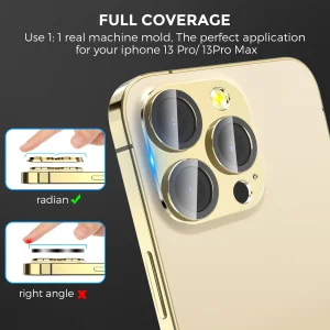 محافظ لنز دوربین آهااستایل مدل WG62-1 مناسب برای گوشی موبایل اپل iPhone 13 pro / 13 Pro max