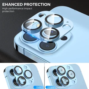محافظ لنز دوربین آهااستایل مدل WG62-1 مناسب برای گوشی موبایل اپل iPhone 13 pro / 13 Pro max