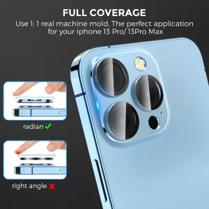 محافظ لنز دوربین آهااستایل مدل WG62-1 مناسب برای گوشی موبایل اپل iPhone 13 pro / 13 Pro max