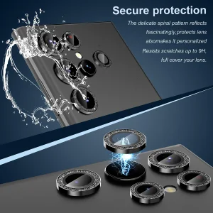 محافظ لنز دوربین آلتیمیت شیلد مدل Glitter RNG مناسب برای گوشی موبایل سامسونگ Galaxy S23 Ultra