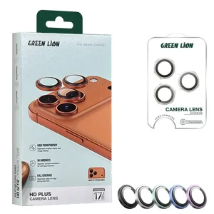 محافظ لنز دوربین گرین لاین مدل HD Plus Camera Lens مناسب برای گوشی موبایل اپل iPhone 17 Pro Max / 17 Pro