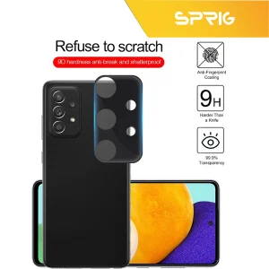 محافظ لنز دوربین اسپریگ مدل 3D-FU مناسب برای گوشی موبایل سامسونگ Galaxy A13 4G / A32 5G به همراه محافظ صفحه نمایش