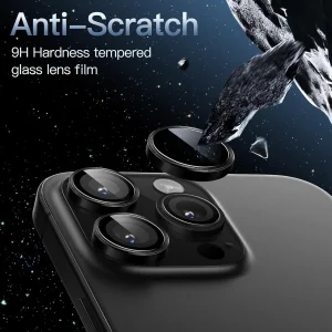 محافظ لنز دوربین شیشه‌ای لیتو مدل Optix مناسب برای گوشی موبایل اپل iPhone 16 Pro