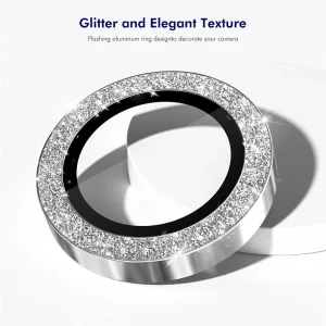 محافظ لنز دوربین فلزی آکوآرا مدل Glittery EZ مناسب برای گوشی موبایل سامسونگ Galaxy S24 Ultra