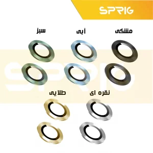 محافظ لنز دوربین اسپریگ مدل RingMetal-Priv مناسب برای گوشی موبایل شیائومی Poco X5 Pro 5G به همراه محافظ صفحه نمایش