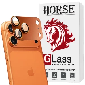 محافظ لنز دوربین فلزی هورس مدل 3D1MH مناسب برای گوشی موبایل اپل iPhone 17 Pro