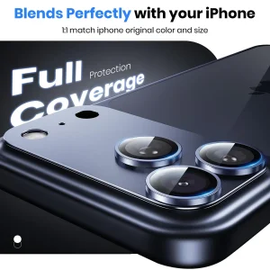 محافظ لنز دوربین فلزی ام‌گلس مدل Ring Plate MG مناسب برای گوشی موبایل اپل iPhone 17 Pro