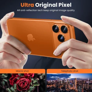 محافظ لنز دوربین فلزی ام‌گلس مدل Ring Plate MG مناسب برای گوشی موبایل اپل iPhone 17 Pro