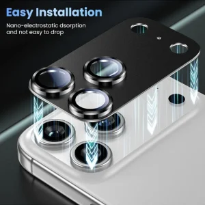 محافظ لنز دوربین فلزی آکوآرا مدل All-Round Protection مناسب برای گوشی موبایل اپل iPhone 17 Pro Max