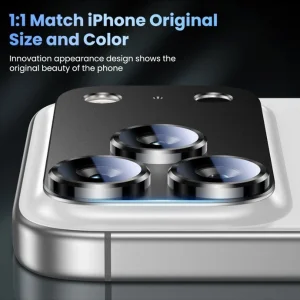 محافظ لنز دوربین فلزی آکوآرا مدل All-Round Protection مناسب برای گوشی موبایل اپل iPhone 17 Pro Max
