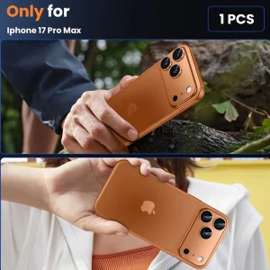 محافظ لنز دوربین فلزی آکوآرا مدل All-Round Protection مناسب برای گوشی موبایل اپل iPhone 17 Pro Max