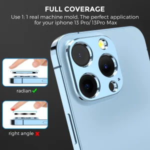 محافظ لنز دوربین آهااستایل مدل WG62-2 مناسب برای گوشی موبایل اپل iPhone 13 pro / 13 Pro max
