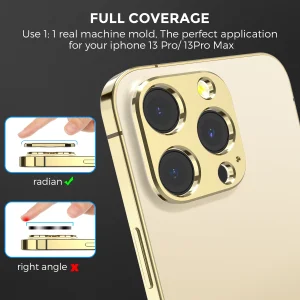محافظ لنز دوربین آهااستایل مدل WG62-2 مناسب برای گوشی موبایل اپل iPhone 13 pro / 13 Pro max