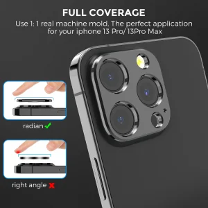 محافظ لنز دوربین آهااستایل مدل WG62-2 مناسب برای گوشی موبایل اپل iPhone 13 pro / 13 Pro max