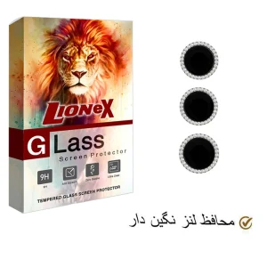 محافظ لنز دوربین لایونکس مدل DIAMONDLENS مناسب برای گوشی موبایل سامسونگ Galaxy A34