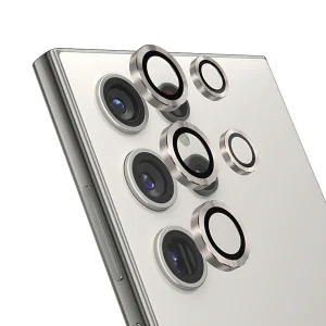محافظ لنز دوربین شیشه‌ای اسپیگن مدل Optik Pro مناسب برای گوشی موبایل سامسونگ Galaxy S24 Ultra