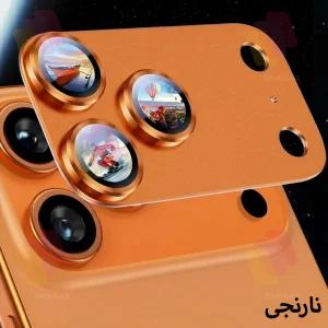 محافظ لنز دوربین فلزی شهر گلس مدل 3D1MS مناسب برای گوشی موبایل اپل iPhone 17 Pro Max