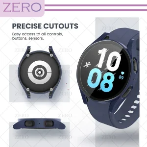 کاور زیرو مدل PC-Bumper-ZR مناسب برای ساعت هوشمند سامسونگ Galaxy Watch 5 40mm به همراه محافظ صفحه نمایش