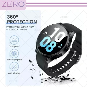 کاور زیرو مدل PC-Bumper-ZR مناسب برای ساعت هوشمند سامسونگ Galaxy Watch 5 40mm به همراه محافظ صفحه نمایش