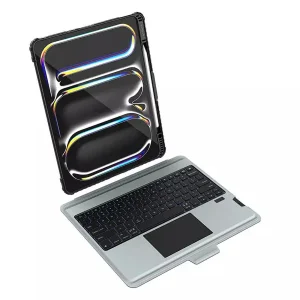 کیف کلاسوری کیبورددار نیلکین مدل Bumper Combo Backlit Keyboard مناسب برای تبلت اپل  iPad Pro 13 2024
