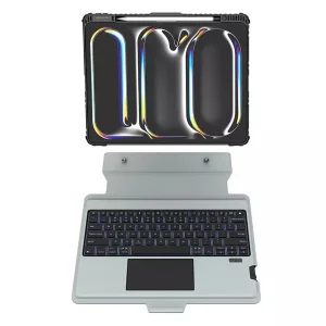 کیف کلاسوری کیبورددار نیلکین مدل Bumper Combo Backlit Keyboard مناسب برای تبلت اپل  iPad Pro 13 2024