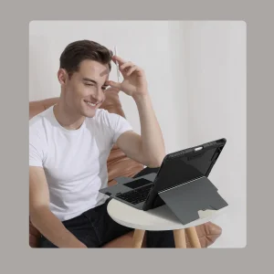 کیف کلاسوری کیبورد دار نیلکین مدل Bumper Combo مناسب برای تبلت اپل iPad Pro 12.9 2022/ iPad Pro 12.9 2021/ iPad Pro 12.9 2020