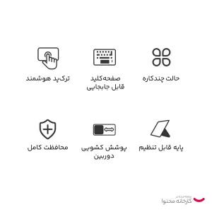 کیف کلاسوری کیبورد دار نیلکین مدل Bumper Combo مناسب برای تبلت اپل iPad Pro 12.9 2022/ iPad Pro 12.9 2021/ iPad Pro 12.9 2020