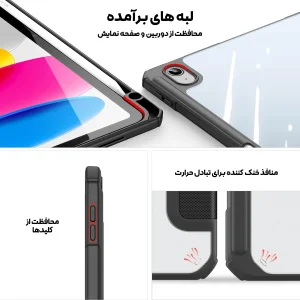 کیف کلاسوری بادیگارد مدل Toby مناسب برای تبلت اپل iPad 11 11 inch 2025